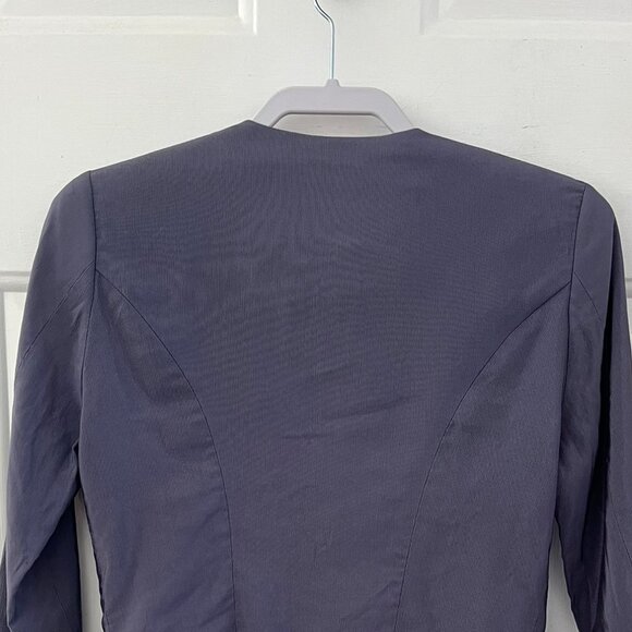 Vintage Longhorn Purple Embroidery Gold-Tone Scroll Claps Western Jacket Sz Med - Picture 5 of 10